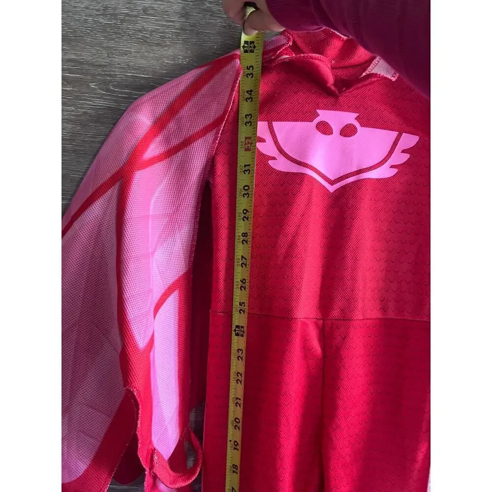 PJ Masks costume Owlette Girl Halloween Deluxe size 3-4 Years pink red